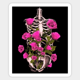 Rib Cage Floral 11 Magnet